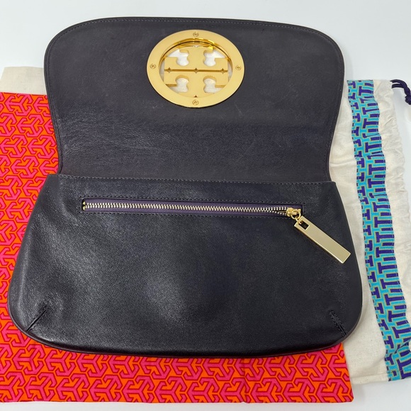 Dark Brown Tory Burch Clutch - Picture 8 of 16